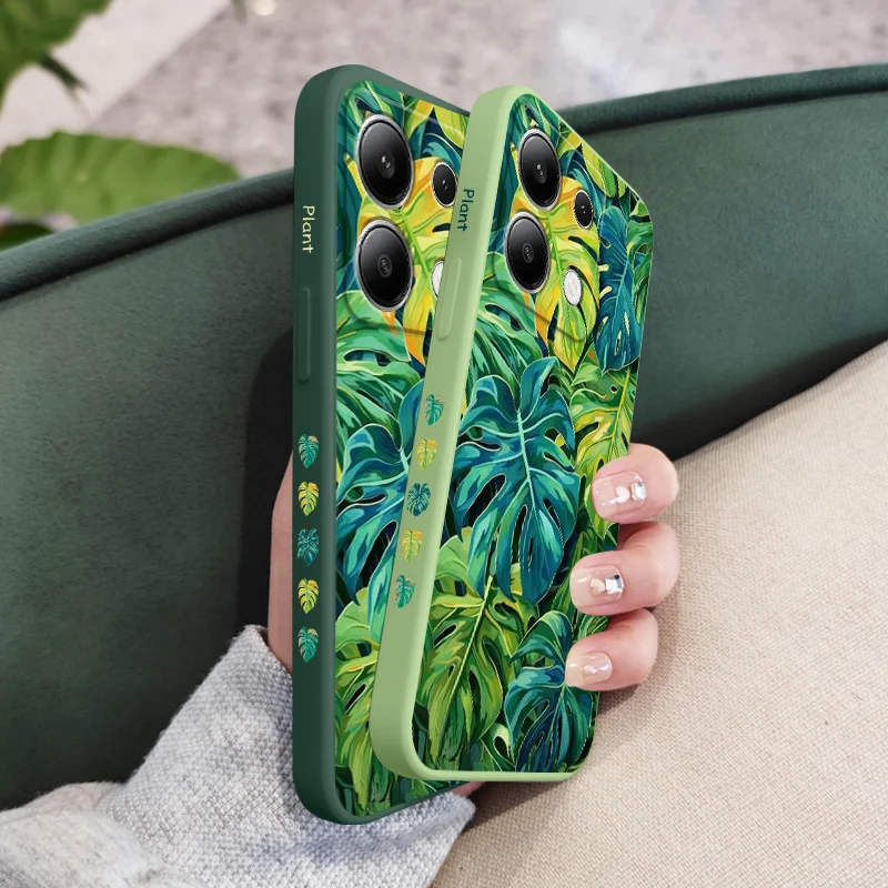 Monstera Deliciosa Liquid Silicone Phone Case