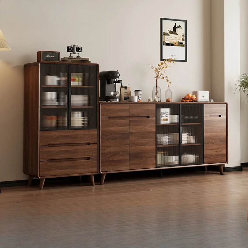 Display Luxury Sideboard Storage Living Room et Table Modern Kitchen Cabinets Wooden Credenza Da Soggiorno Kitchen Furniture