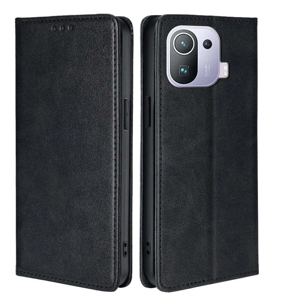 Fashion Leather Wallet Phone Case with Magnetic Flip and Card Slots