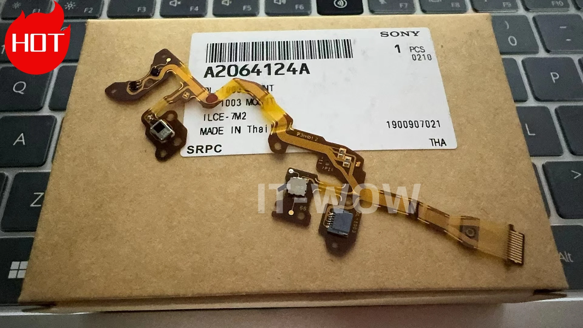 

Новинка, оригинальный телефон Sony ILCE-7RM2 ILCE-7SM2 A7 II A7S II A7R II, верхняя крышка, кнопка выключателя питания, гибкий кабель