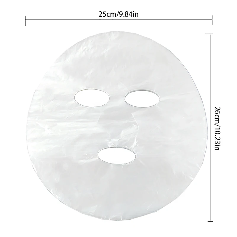 Masks Wrap Face Plastic Film Full Face Cleaner Mask Neck Stickers Paper Disposable Transparent Facial Beauty Makeup Tools view 6