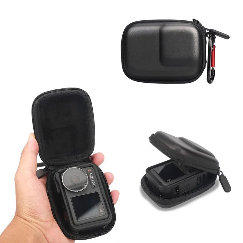 Portable Mini Storage Bag Protective Case for DJI Osmo Action 6 5 Pro 3 4 GoPro 13 12 11 10 Insta360 Ace Pro