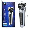 New 9D Man Electric Razor Face Shaver USB Full-body Wash Beard Knife  Rechargeable Razor Rechargeable Trimmer 6
