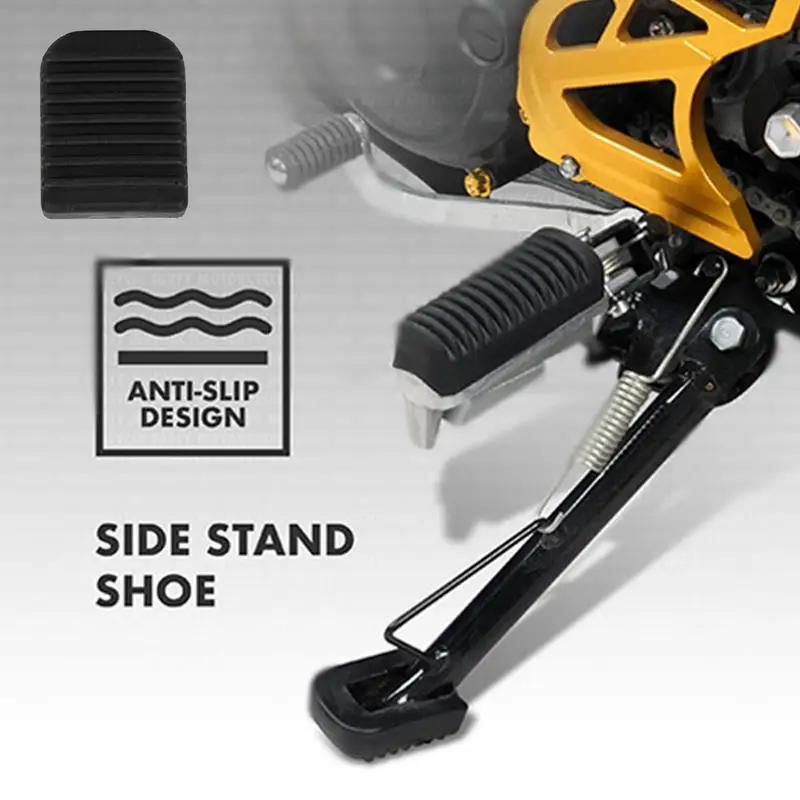Motorcycle Kickstand Pad Motorcycle Parking Stand Pad Foot Pad Support Plate Kickstand Extension Support Motorcycle Accessories