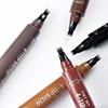 Microblading Eyebrow Pen Waterproof Fork Tip Eyebrow Tattoo Pencil Long Lasting Professional Fine Sketch Liquid Eye Brow Pencil 6