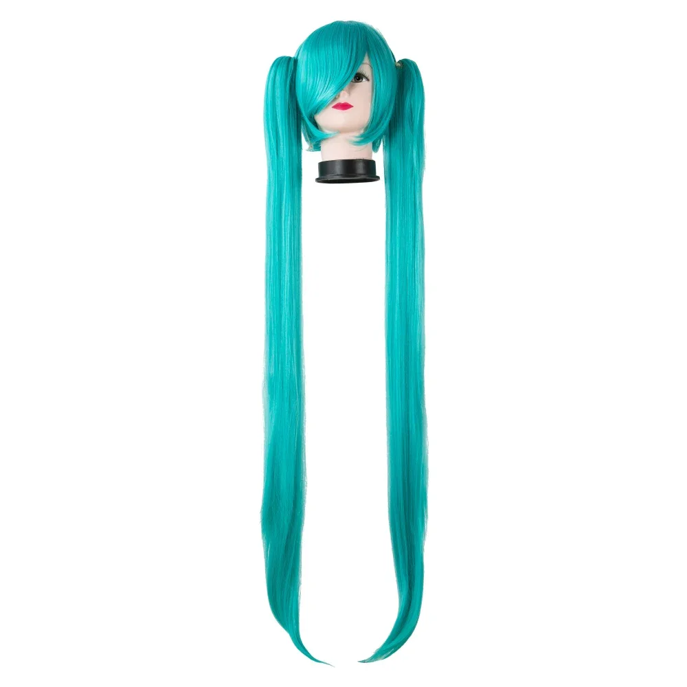 

Synthetic Heat Resistant Long 12 Inches Wig 46 Inches Claws Ponytails Costume Cos-play Straight Inclined Bangs Hair