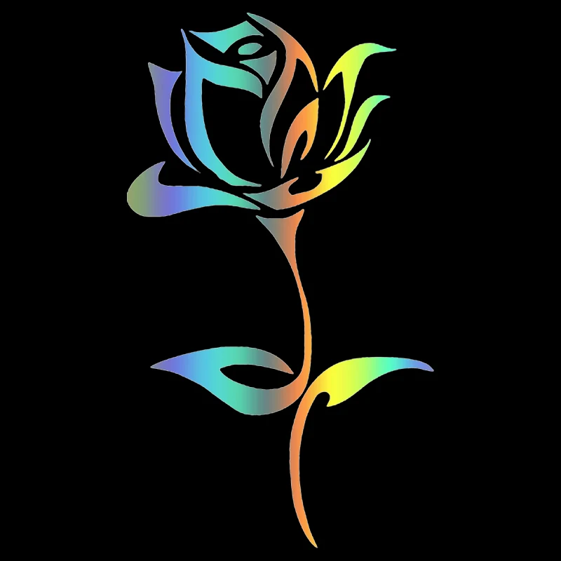 Rose Flower Decal