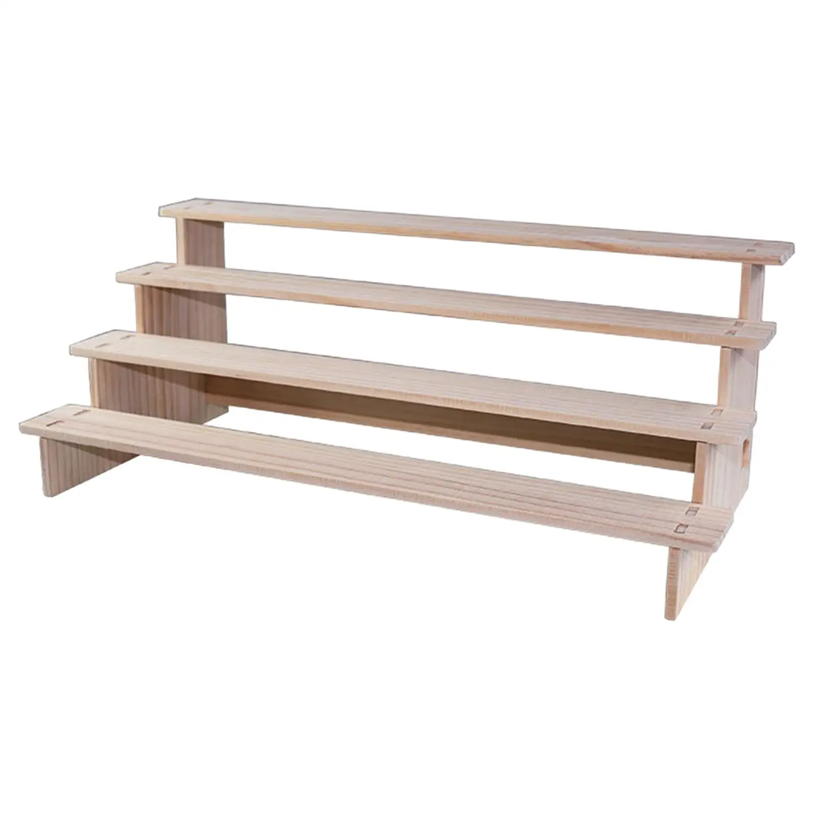 Wooden Display Riser Shelf Decor Practical Tabletop Collectibles Display Stand