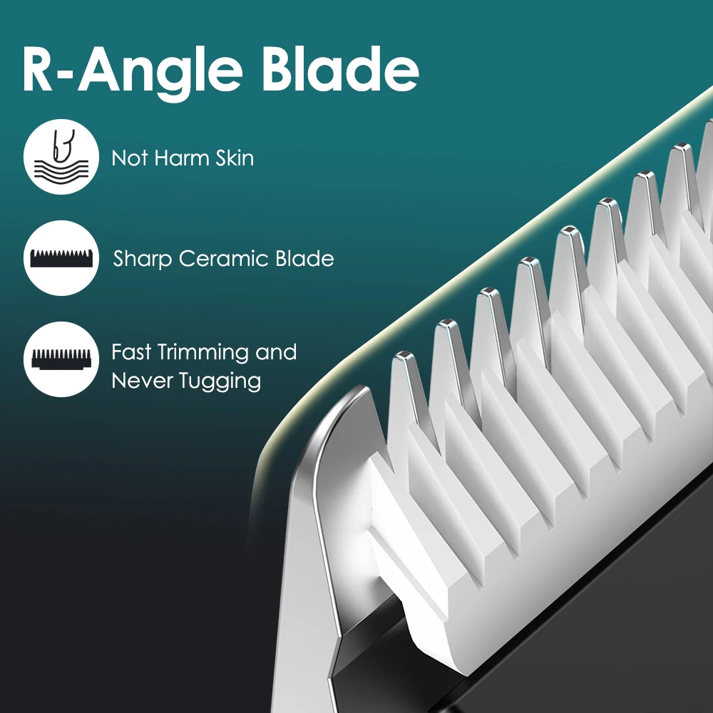 Men's Body Hair Trimmer Electric Shaver For Man Ball Pubic Groin Chest Underarm Leg Hair Removal Tool Beard Razor Ceramic Blade