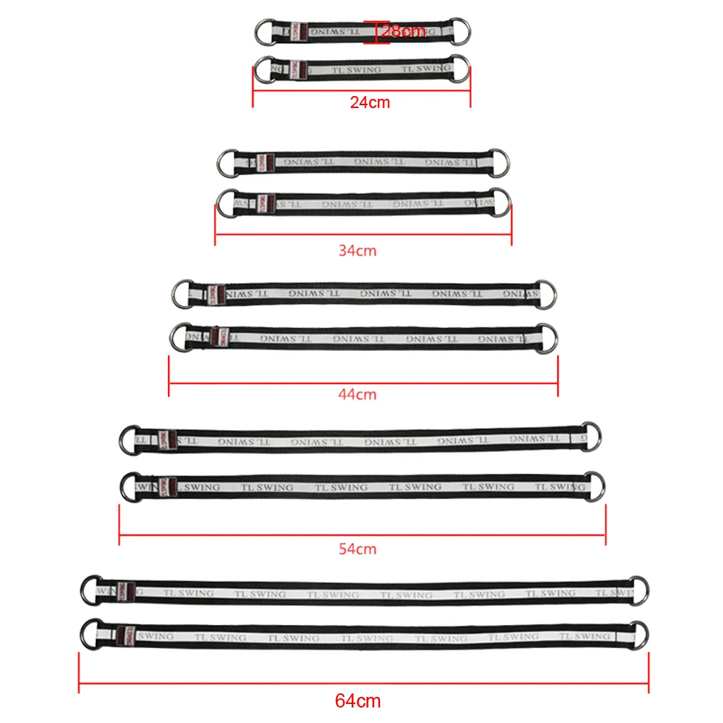 1 Pair 34cm Heavy Duty Swing Hanging Polyester Straps Belt Fits For Outdoor Swing Chair BeamsHammock Straps With Max Heavy 300KG 6