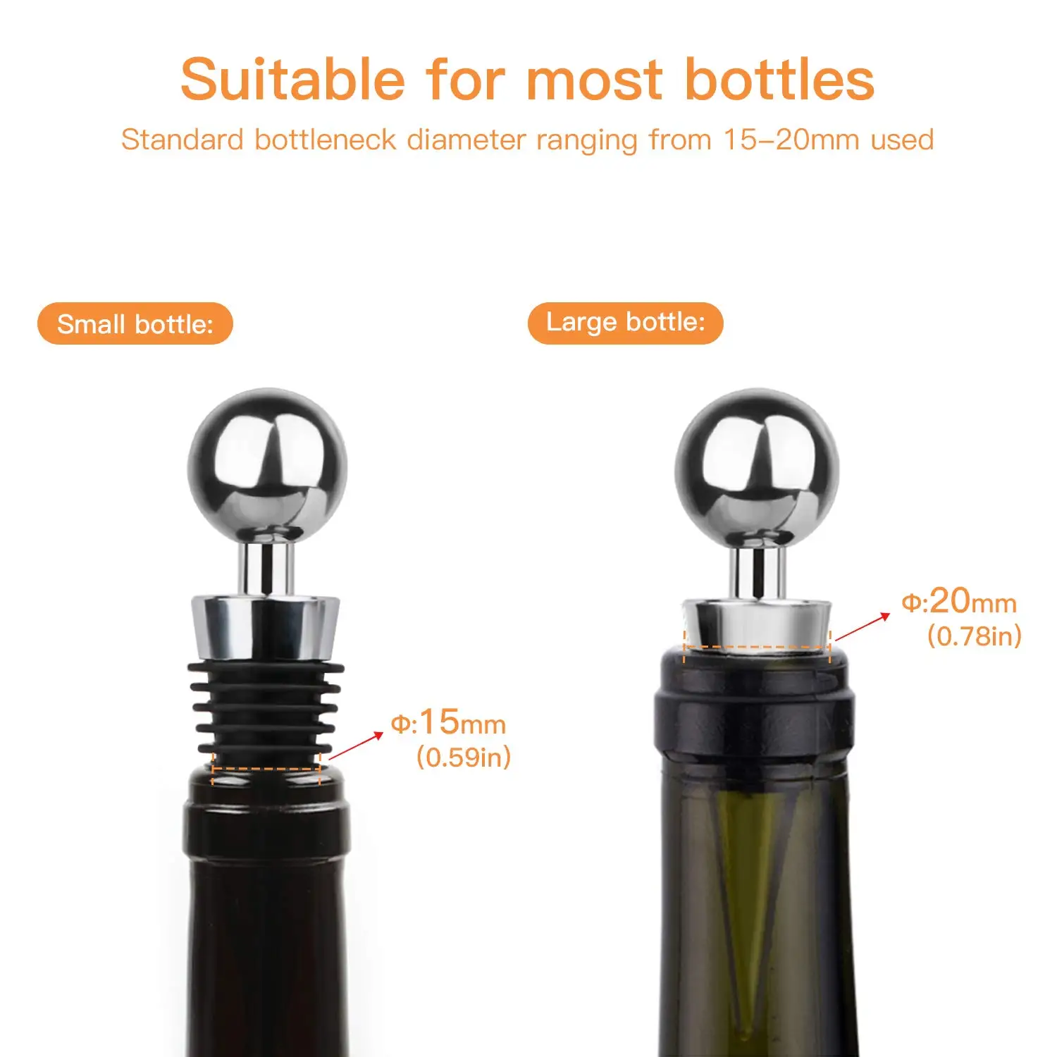 1 5 12pcs Wine Stopper Bottle Stopper Wine Saver Reusable Silicone Vacuum Bottle Corks Bar Holiday Party Keep Fresh wine stopper wine stoppers wooden cork stopper