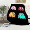 Game Cute Bean Blanket Plush Nap Sofa P-Pac-M-Man rug for Living Room Warm Office Bedroom Birthday Home Travel Kid Gifts 2