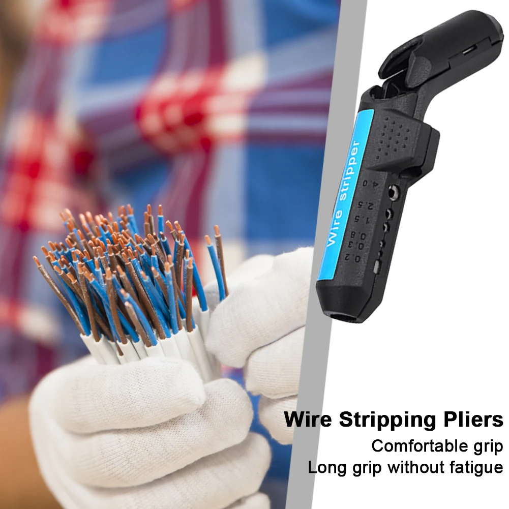 Wire Stripper Knife Crimper Pliers Crimping Tool Cable Stripping Knife Wire Cutter Multi Tools Cut Line Multifunctio