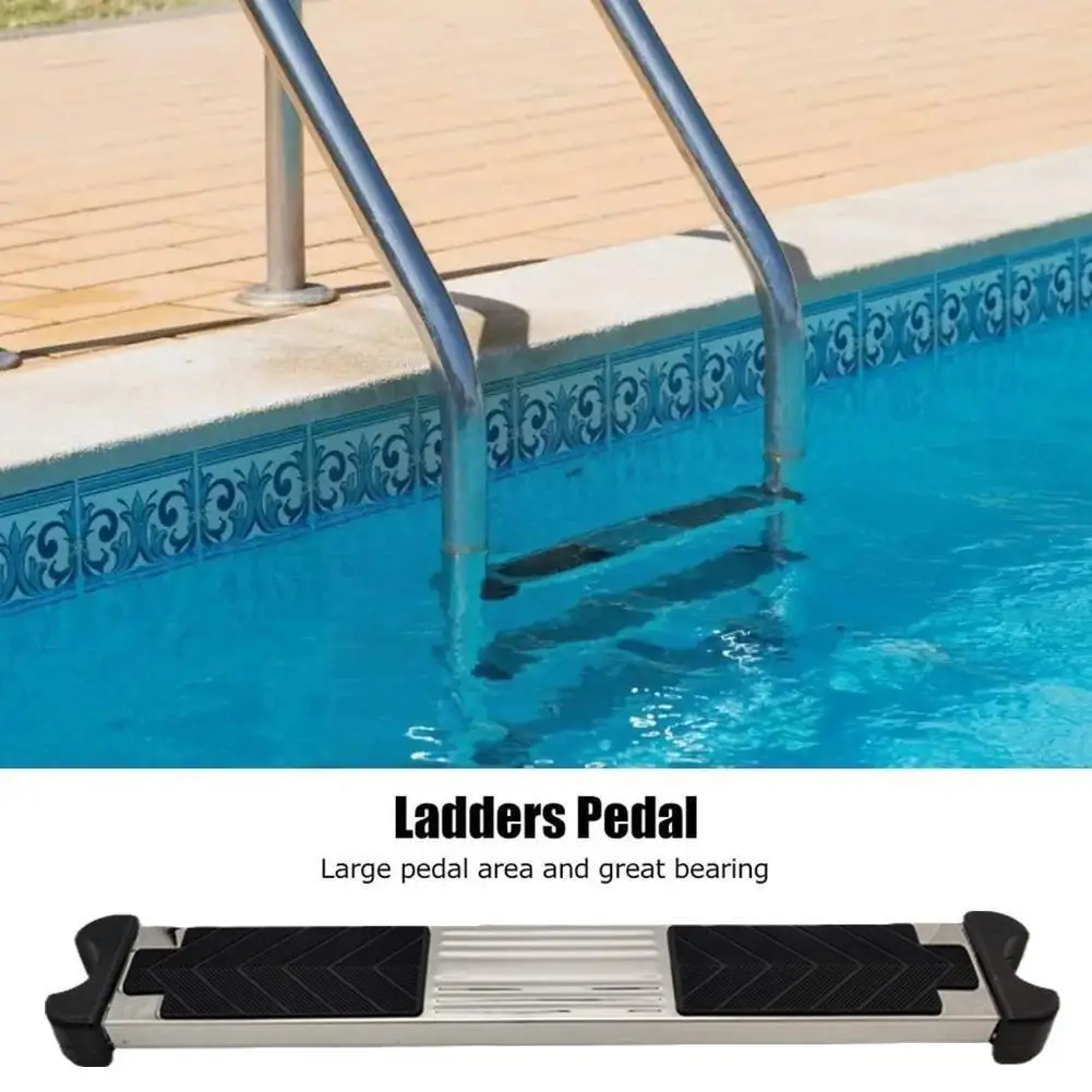 

Swimming Pool Escalator Accessories Escalator Pedal Stainless Pad Pedal With Underwater Thickened Steel Ladder Rubber Anti V1L2