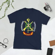 

Bandera De Operaciones Especiales De La Legión T-Shirt Maderal Oleaga XIX Men Shirts Short Casual 100% Cotton T Shirts
