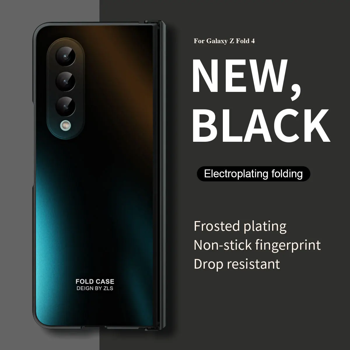

Чехол для телефона Samsung Galaxy Z Fold 2 3 гальванические зеркальные Чехлы для Z Fold 4 однотонный противоударный складной защитный чехол