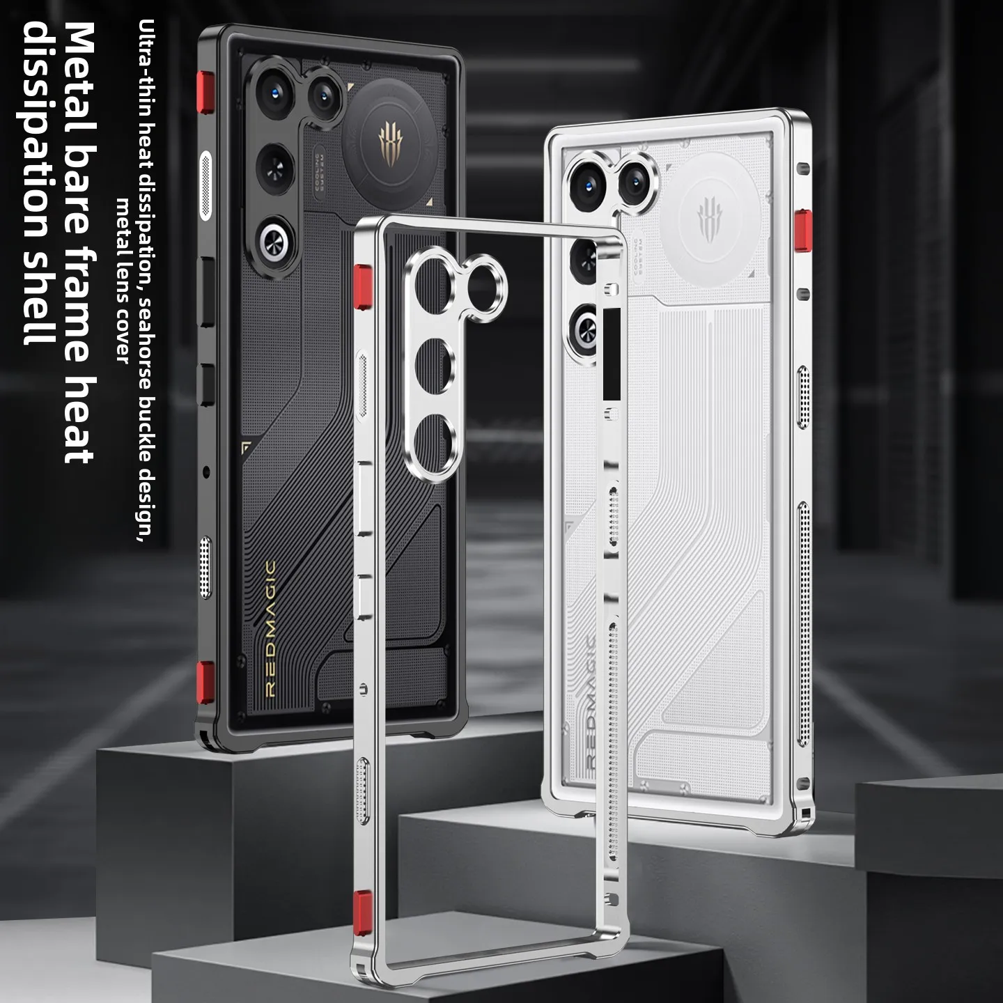 Luxury Ultra-Thin Metal Bezel Anti-Slip Thermal Shockproof Phone Case Cover
