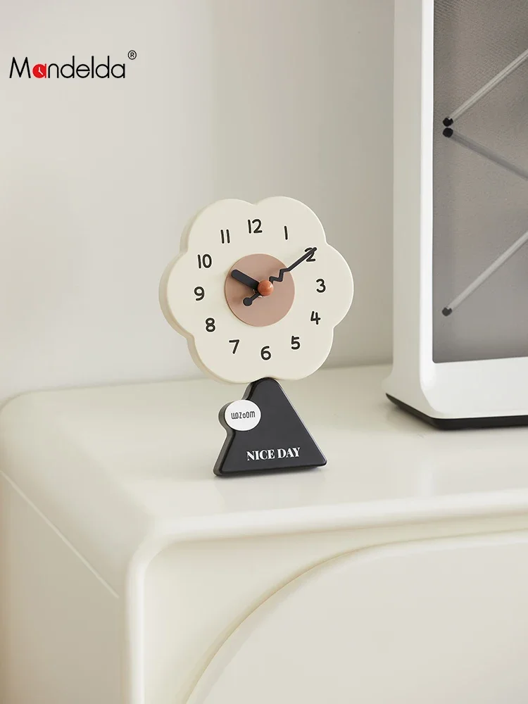 

Living Room Desktop Clock Minimalist Desktop Decorations TV Cabinet Clock Accessories