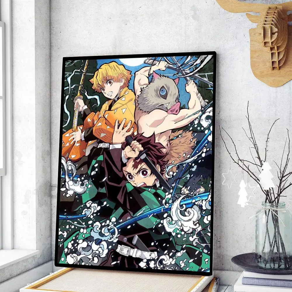 Tableau Demon Slayer Tanjiro et L'Eau - Décoration Murale Moderne