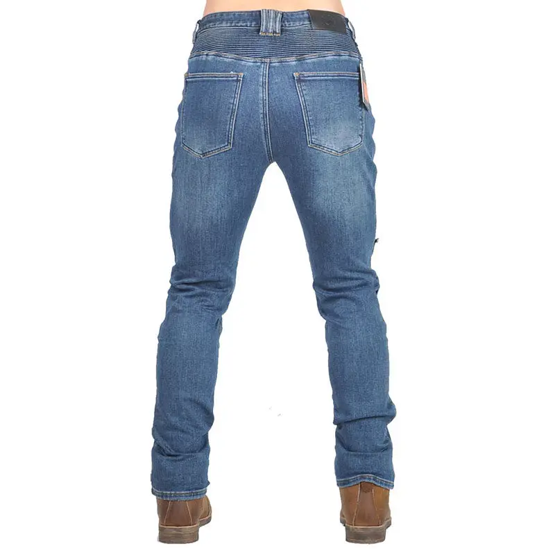 볼레로 오토바이 청바지 남성용 스트레치 라이딩 팬츠 안티드롭 실리콘 보호 장비 캐주얼 작업복 오토바이 팬츠 여성용