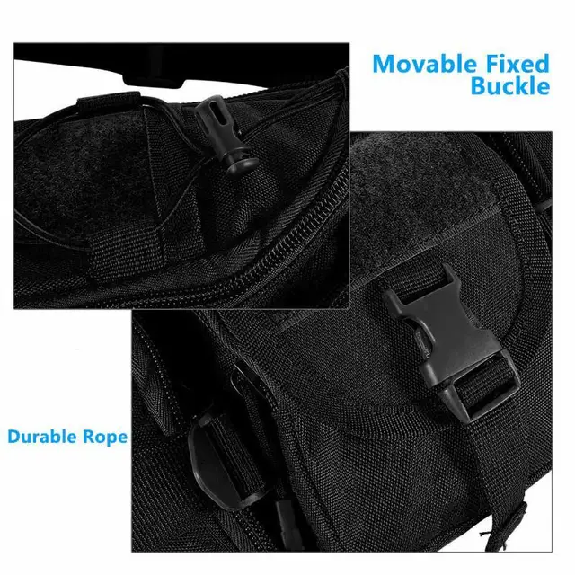 Men's Waist Bag Casual Large Bags Travel Outdoor Camping Utility Tactical Waist Fanny Packs Large Belt Pouch Crossbody Bags 6