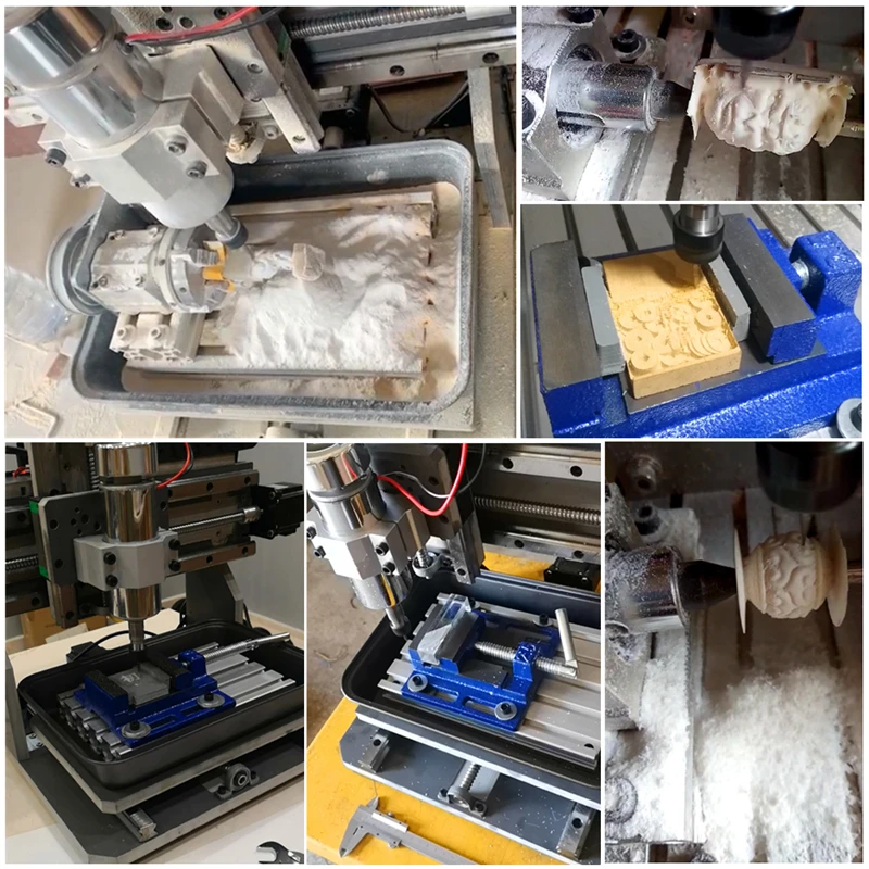 Diy Mini Cnc 3020 Router 5 As 4 As 3 Axis 500W Usb-poort Voor Hout Aluminium Graveren Frezen boren Vierkante Lijn Rail