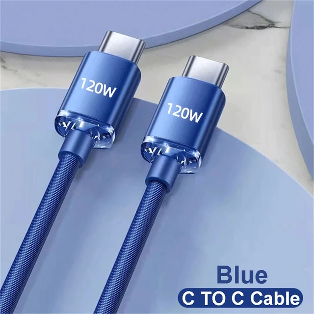 NNBILI 120W 6A Fast Charge USB Type C Quick Charge Cable For Samsung S23  Xiaomi 14 Huawei Phone Fast Charging Cable Data Cables 8