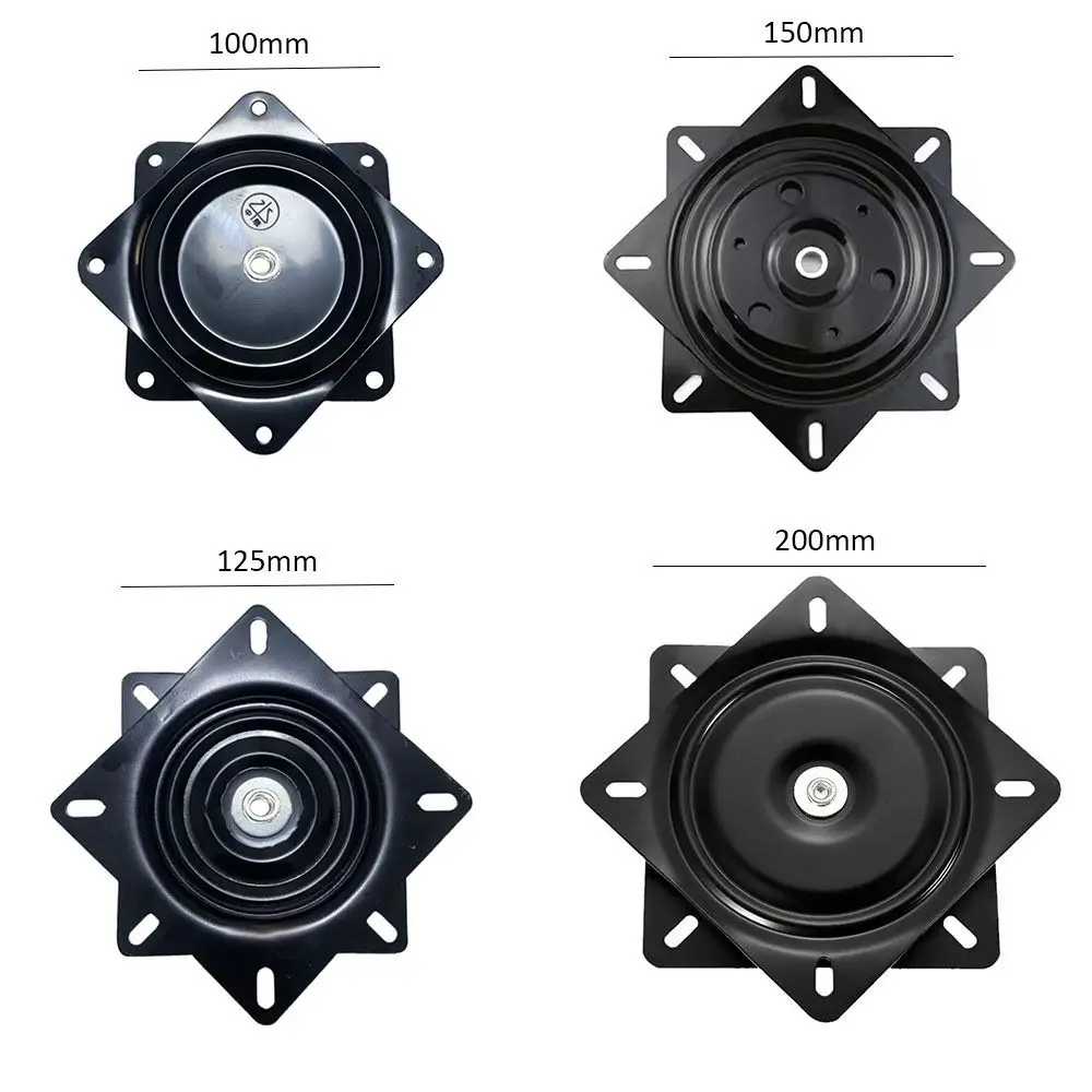 360&deg; Rotation Bar Stools Swivel Plate Universal Steel Sofa Chair Turntable Sturdy Easy Installation Rotating Base rotating turntable plate