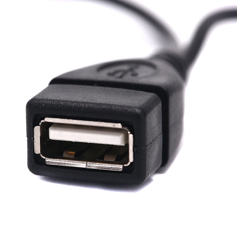 OTG Power Splitter Y Cable Micro USB Male to USB A Male Female Adapter Cord