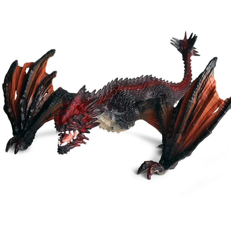 

Simulated dinosaur model, ancient mythological animal model, dragon fighting beast, dragon flying dragon toy for children