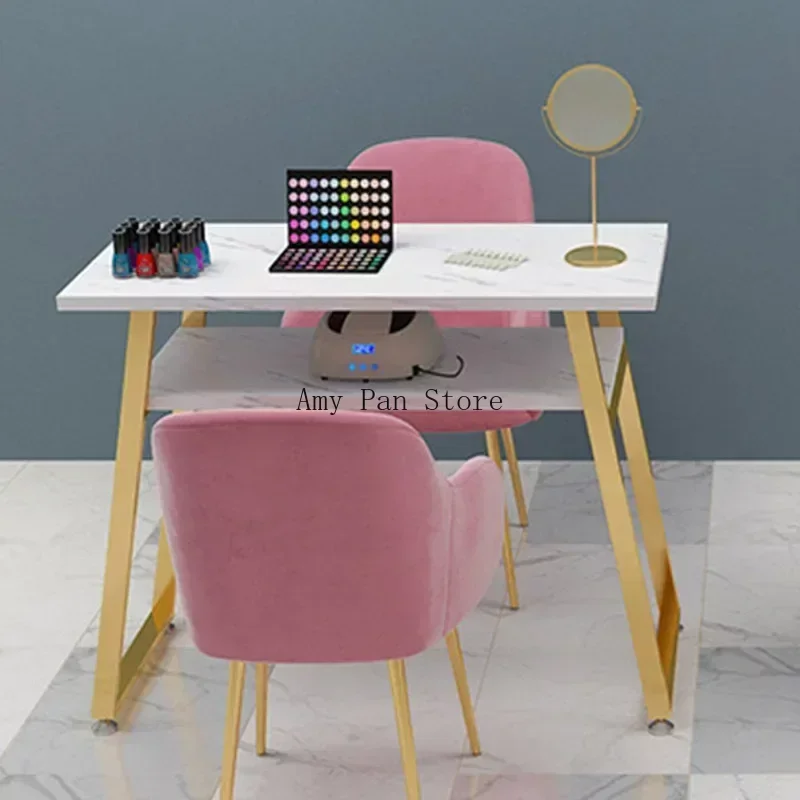 Slim Exquisite Nail Table Nail Salon Professionals Manicure Table Cabinet Designer Mesa De Manicure Salon Items MQ50NT