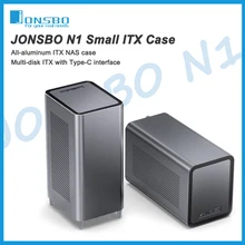 JONSBO-Servidor NAS N1, caja pequeña de almacenamiento, todo en uno, Multimedia, ITX, placa base, carcasa de PC, ubicación de disco duro, chasis intercambiable en caliente