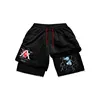 Anime Hunter X Hunter Gym Shorts Men 2 In 1 Quick Dry Performance Shorts Mesh Summer Bodybuilding Fitness Running Short Pants 5