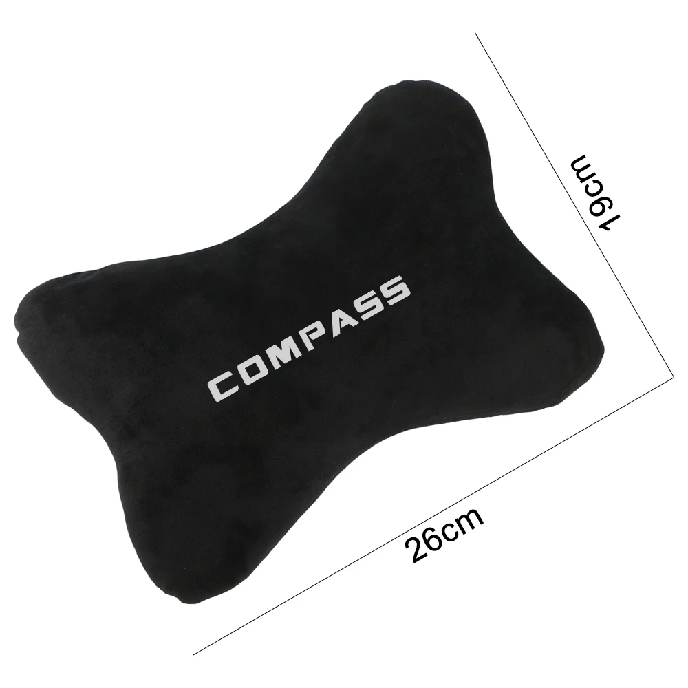 Car Seat Pillow Headrest Neck Support Cushion Protector Interior Accessories for Jeep Compass Trailhawk Limited 4x4 MK49 MP SUV