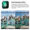 EEWER PL ND Filter Set HD Plastic Neutral Density Polarizer Lens Filter Kit Action Camera Accessory For GoPro Hero 13 12 11 10 9 5