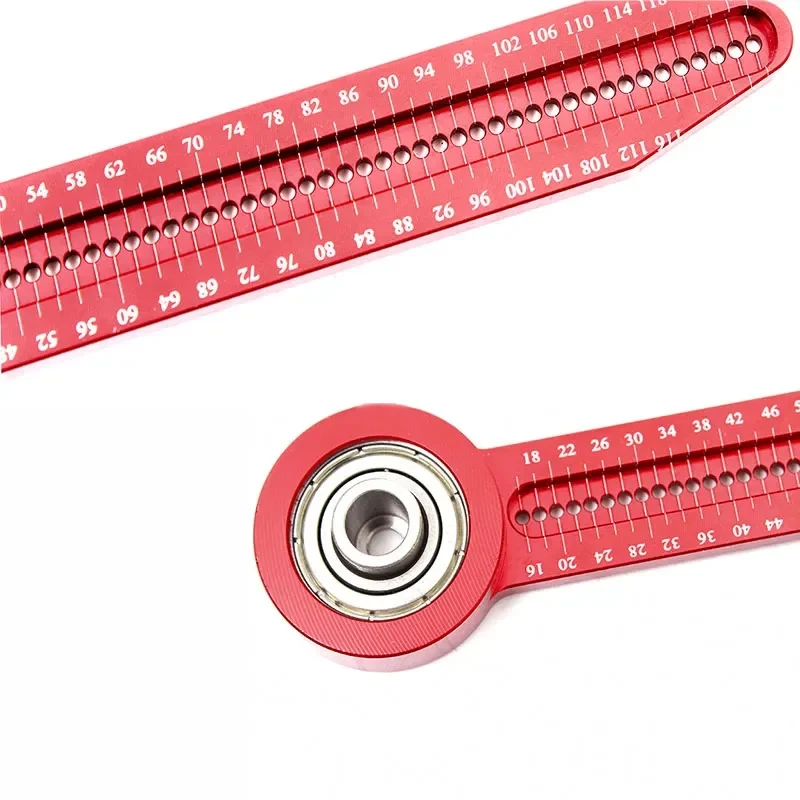 Woodworking Scribe Gauge Compass Hole Ruler Precision Marking Measurement Tool
