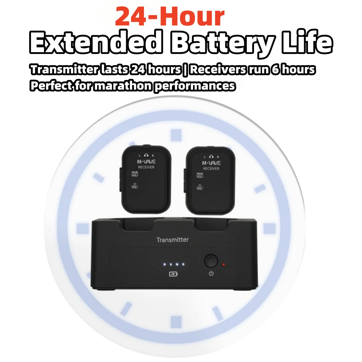 รูปสินค้า หูฟังเกมมิ่งไร้สาย 2.4GHz เวลาแฝงต่ำ 3ms เคสชาร์จ