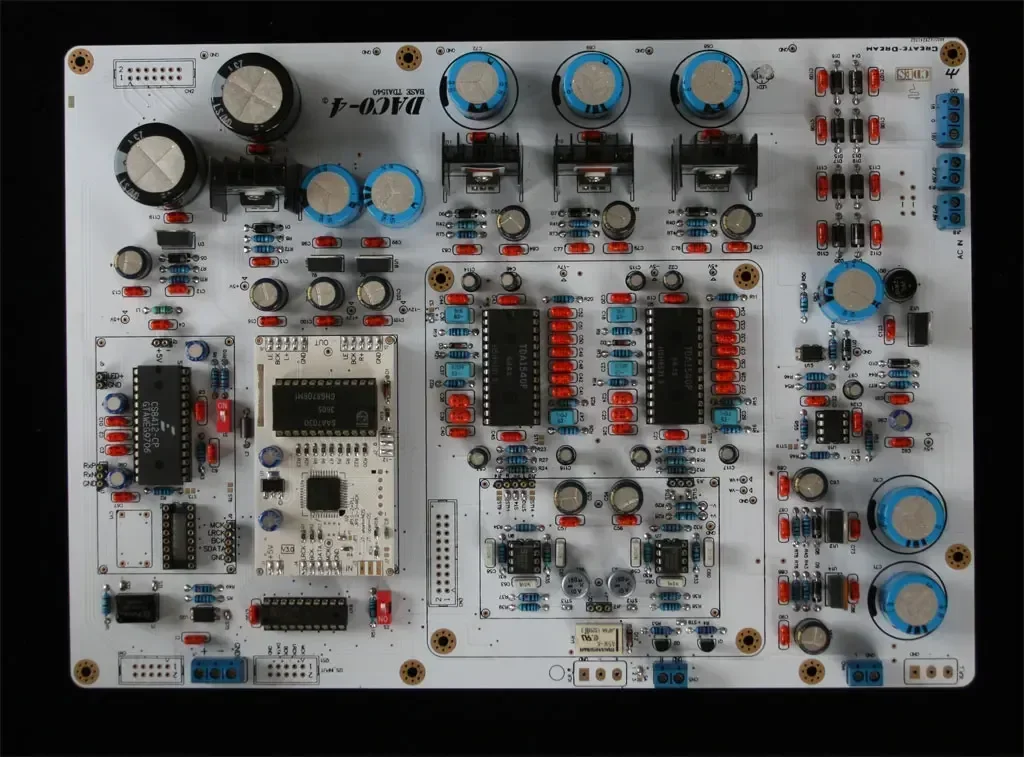 Nvarcher TDA1540 DAC Decoder Board CS8412+SAA7030+TDA1540P HiFi Audio Decoding customized 5