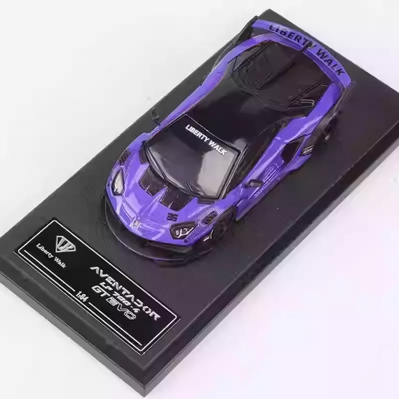 SM 1:64 LP700-4 Aventador GT EVO Lamborghini lbwk 실루엣 합금 다이캐스트 모델, 성인 장식품, 소년 장난감, 어린이 선물