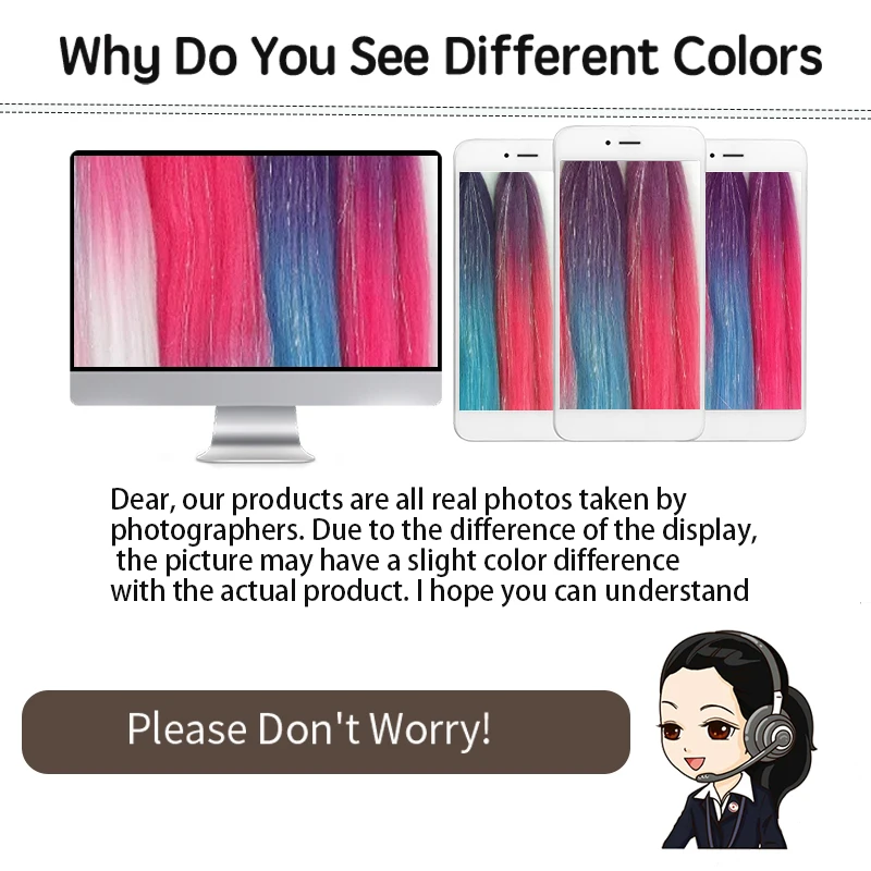 2Pcs Syntehtic Hair Ponytail Extensions with Tinsel Hair Colored Ponytails with Hair Tie for Braiding for Women Kids Christmas