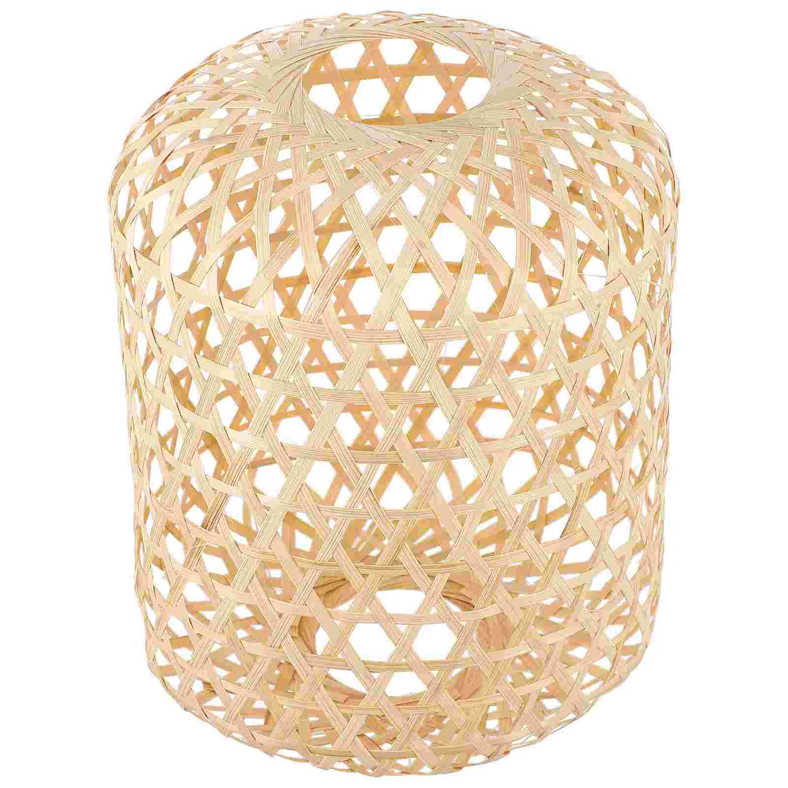 

Bamboo Woven Lampshade Home Ceiling Lamp Weaving Accessory