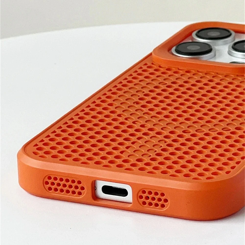 Ultra-Thin Magnetic Mesh Case with Heat Dissipation and Shockproof Matte Finish