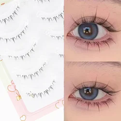 Voluminous Manga Eye False Eyelashes - Naturally Soft & Spiked Wet Look - 12mm (W-41)