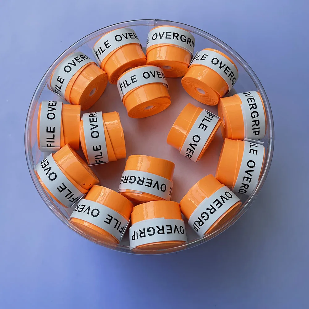 Description Picture 5 of item60PCS Free Shipping Sticky Perforated Tennis Overgrips PU Paddle Rackets Overgrips Anti-slip Sweatbands Squash Rackets Grips