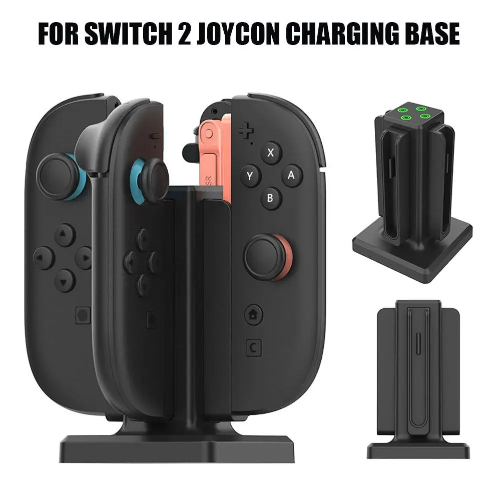 【Deal】 For Nintendo Switch 2 Controller Grips Charging Dock Station 4 In 1 Charging Base Dock For Nitendo Switch Accessories