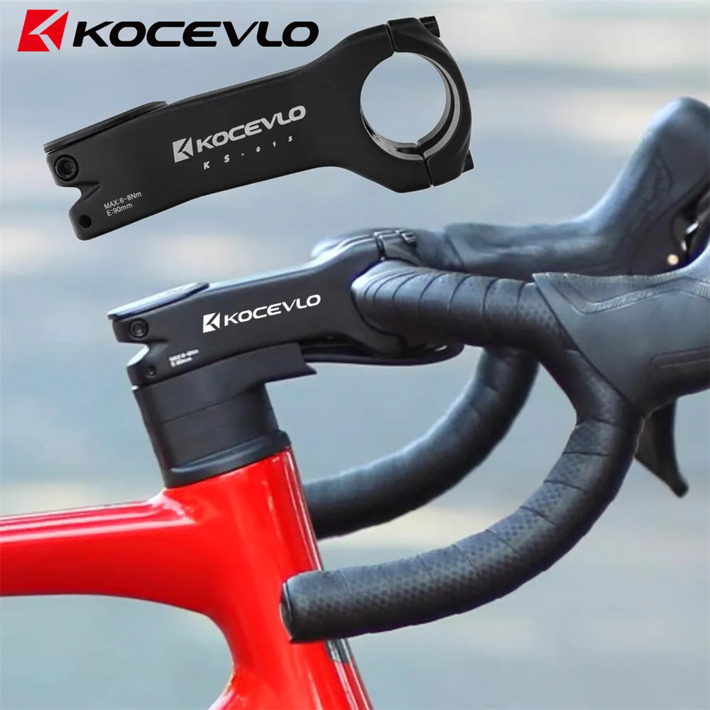 KOCEVLO Aluminum Bicycle Stem 31.8 28.6mm Road MTB Bike Handlebar Stem, top cap included - Image 5