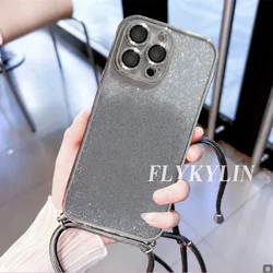 Hanging Rope Flashing Phone Case - Shock Resistant Protective Cover for Redmi 13X (1)