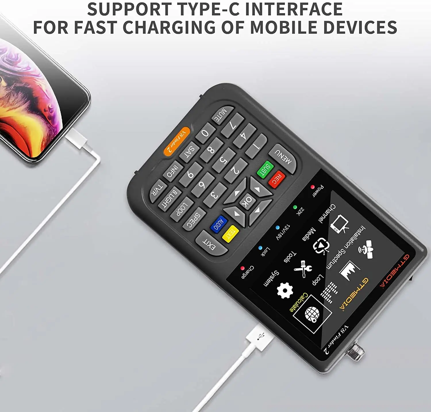 ۷ι  GTMEDIA V8 δ 2   ȣ satFinder DVB-S2X/S2/S h.264 vs satlink WS6933 vf6800