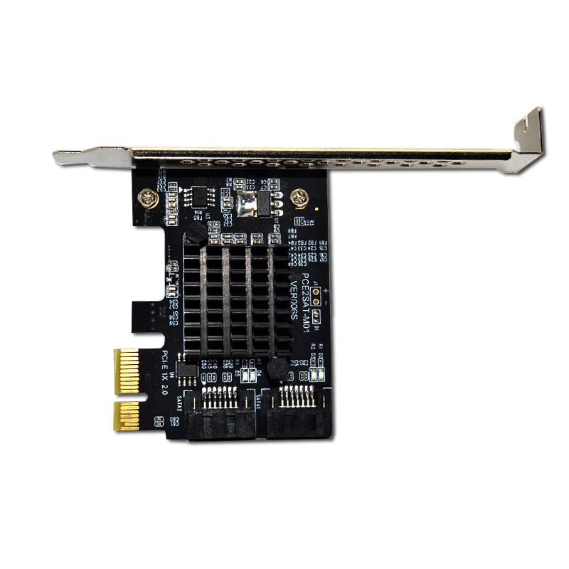 PCIE to SATA Expansion Card Marvell 9125 Chip PCI Express X1 to 2 Port SATA 3.0 6Gb Adapter Controller PCI-E SATA Extension Card — view 5