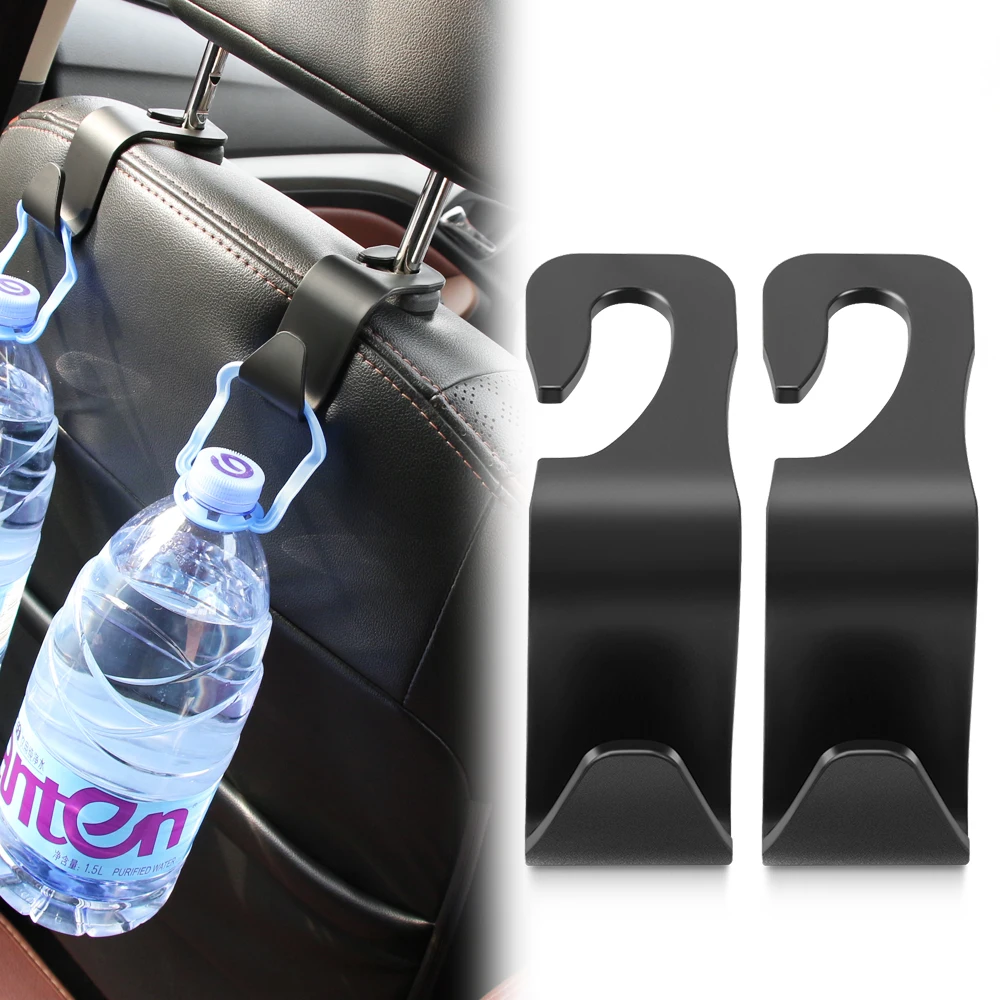 2pcs Universal Car Seat Headrest Hook for Auto Back Seat Storage Organizer Hanger Storage Holder Car Interior